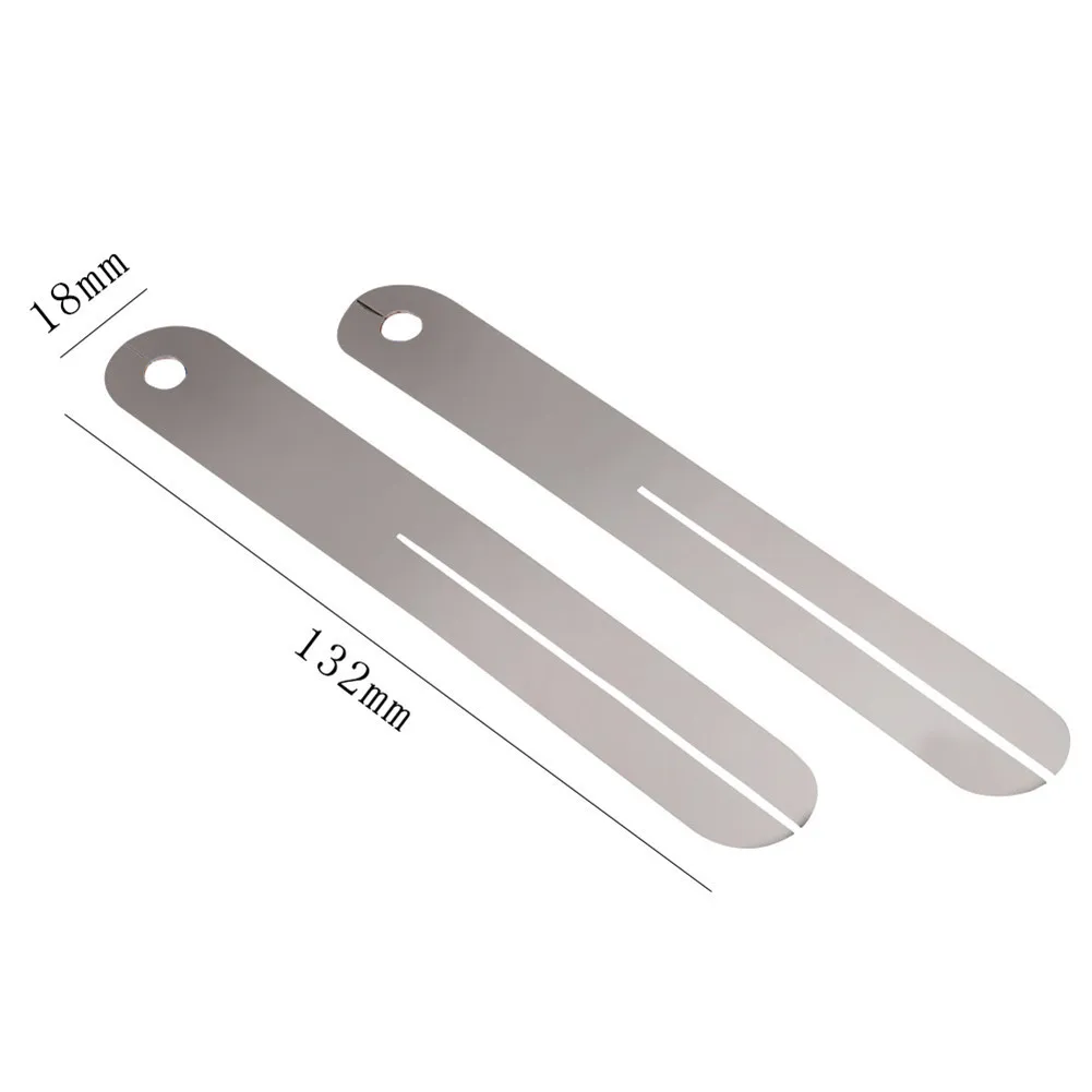 

Guitar Fret Protector Steel 2 pieces of Guitar Fret Replacement Fingerboard Protective Gasket for Electric Guitar Bass Ukulele, Silver