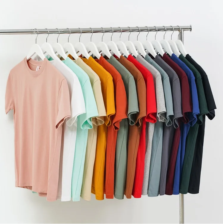 

Unisex Tshirt Wholesale 240GSM 100% Combed Cotton Drop shoulders Men's Blank T Shirts