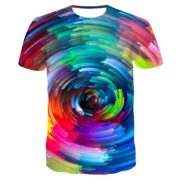 

Hot design sublimation printed Printing 3D t shirt men's T-shirt