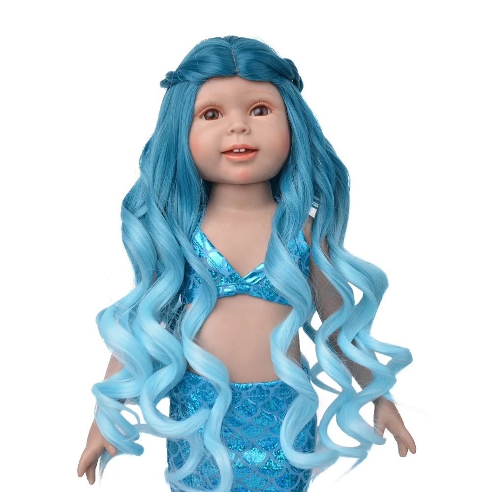 

Doll accessories American hair Clothes curly hair Fits 18 inch Dolls Like Our Generation My Life American Doll wigs Outfits