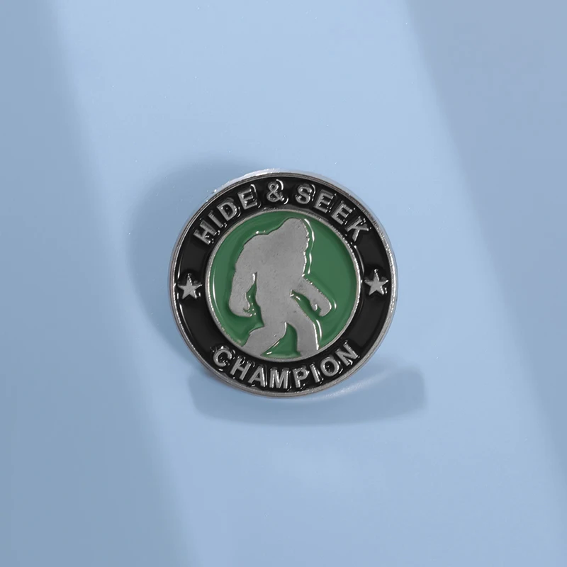 Cartoon Bigfoot Enamel Brooch Fashion Clothing Accessories Gift Jewelry for Friends