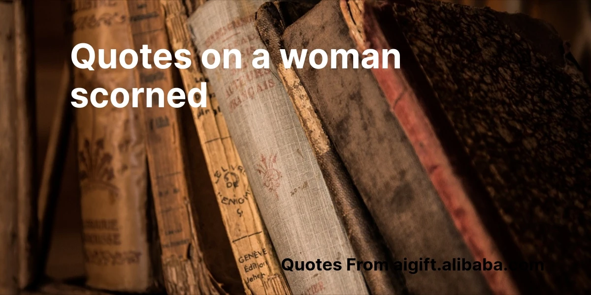 quotes on a woman scorned