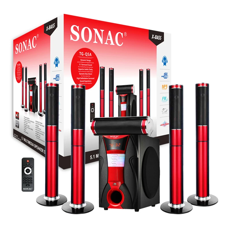 

SONAC TGQ5A multimedia speaker audio system sound bass party speaker
