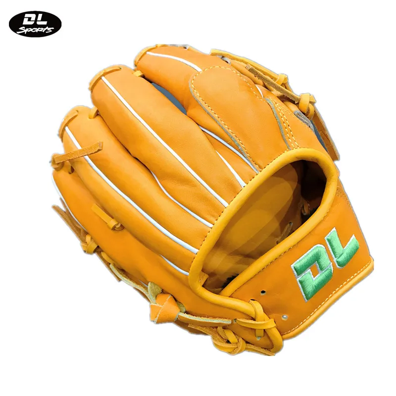 

DL Custom Baseball Gloves Professional American Kip Leather  Infield Gloves In Stocks, Yellow