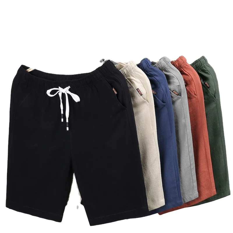 

Hot Custom Logo Casual Simple Men Shorts Solid Color Short Summer Men Shorts