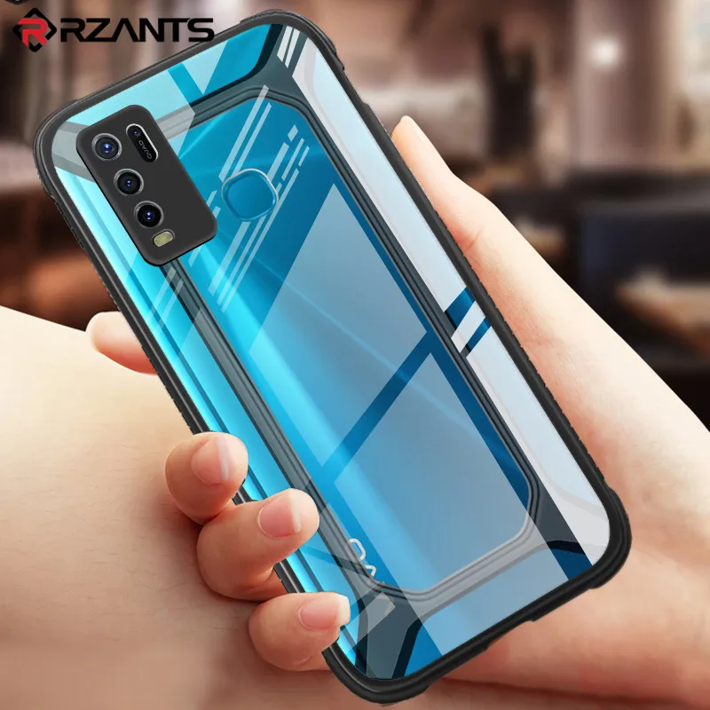 

Rzants For VIVO Y30 Case [ Unicorn ] Hard Aryclic Clear Back Ultra Anti-Drop Shockproof Thin Cover Phone Casing