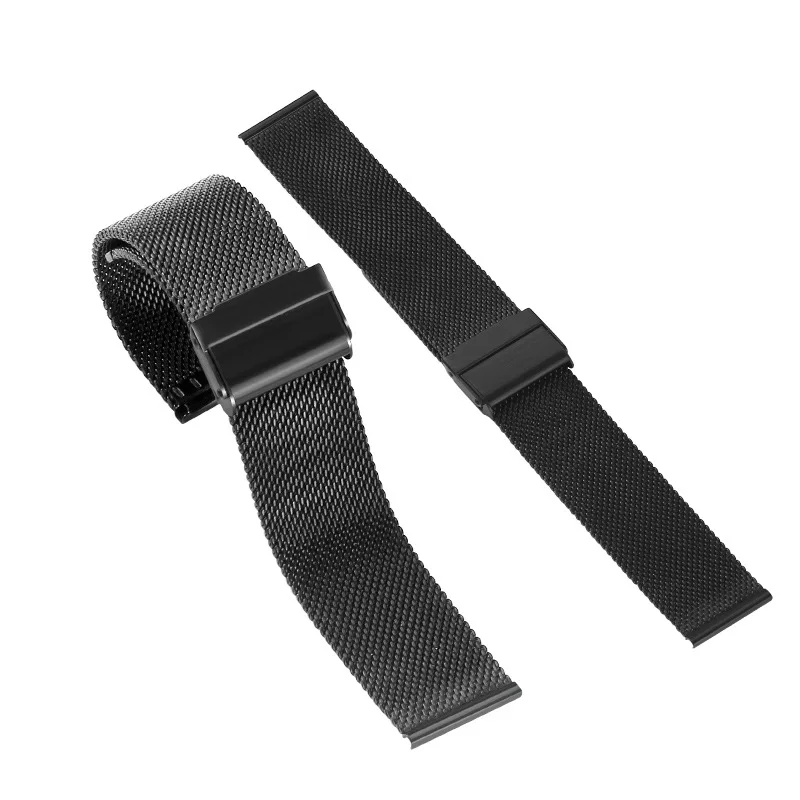 

Substitute DW milannis 0.6 braided mesh belt stainless steel double safety buckle mesh belt watch accessories watch belt