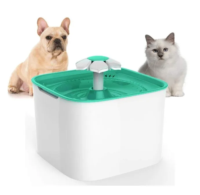 

Amazon Hot Selling Dog Water Fountain Electric Water Dispenser Automatic Pet Cat Water Dispenser, White