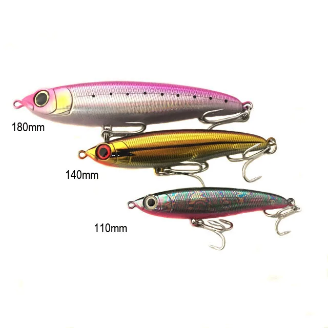 

Japan quality top water fishing bait hard fishing plastic lures, Vavious colors