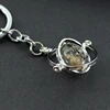 Popular Keychain Time Turner Keyrings Movie Jewelry Hermione Granger Rotating Hourglass Keychains Horcruxes Magic Pendant