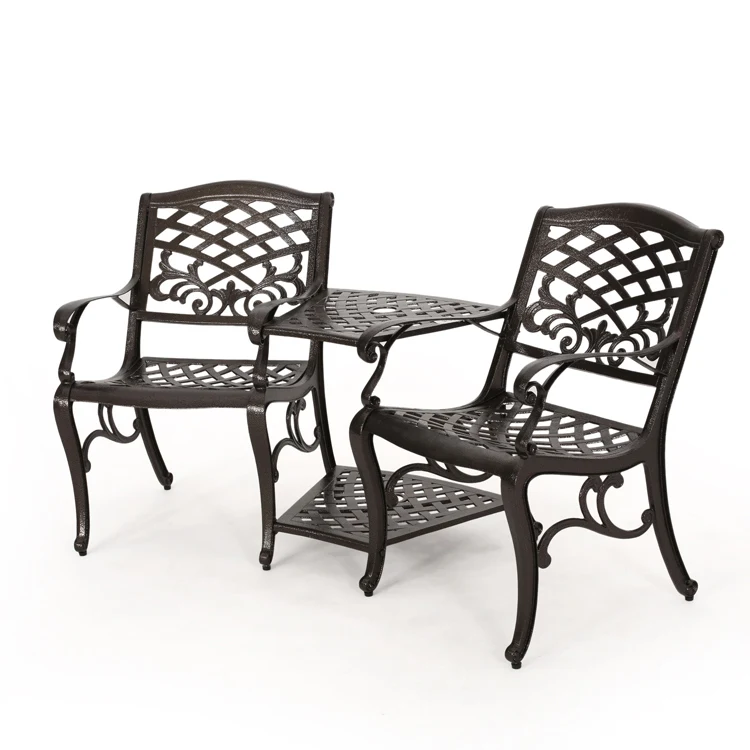 

Free shipping within the U.S. Outdoor Aluminum Garden Furniture 2-Seater Bistro set