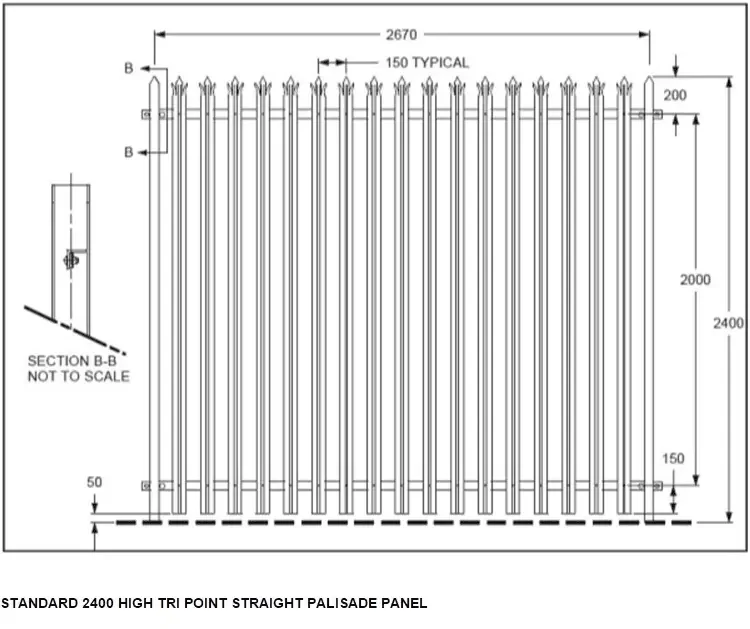 Hot dipped galvanized steel palisade fencing/pvc security palisade fence panel
