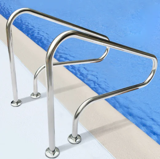 

Factory price Removable stainless steel swimming pool handrail fittings accessory