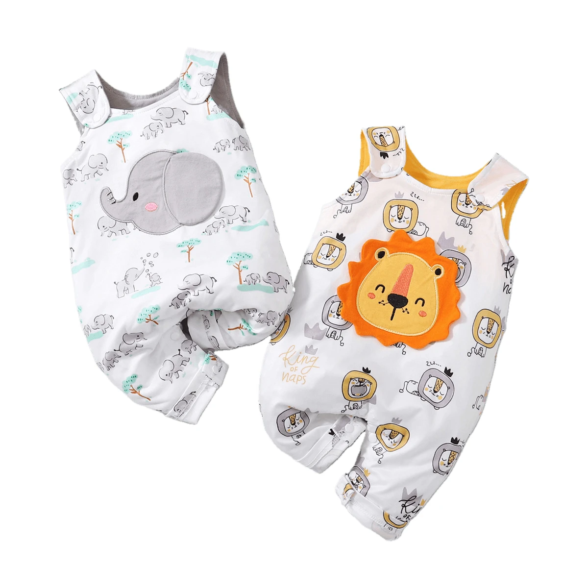 

Summer Style Jumpsuit Baby Organic Cotton Jumpsuit Wholesale Newborn overall printed Short Sleeve Rompers Baby Clothes