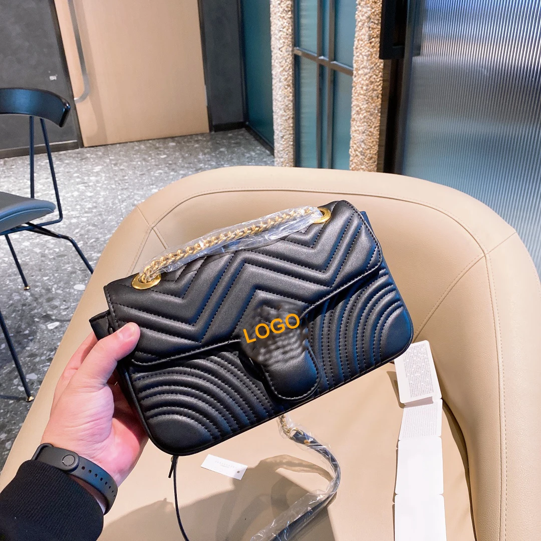 

Summer New Leather Bag Womens 2021 Fashion Diamond Small Square Chain Bag Wholesale Women Hand Bags Designers Famous Branded, Black,red