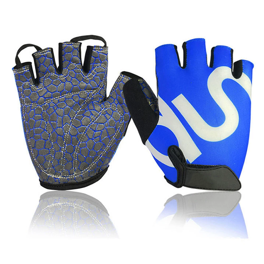 

FunFishing Newest Exercise Bike Half-finger Cycling Outdoor Sports Gloves, Black
