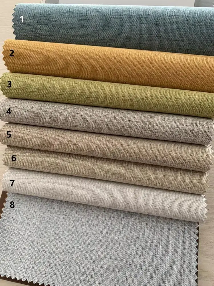 
Nanometer coated full shading various colors linen blackout hotel room curtain 