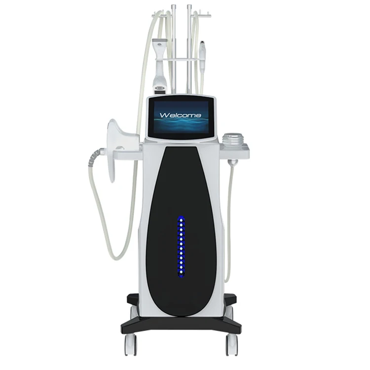 

Hot 6 in 1 Vacuum Rf Fast Slimming Ultrasound Cavitation Vacuum RF Roller Face Lifting Body slimming Machine