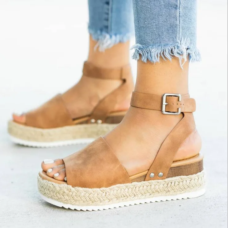 

Women Sandals Plus Size Wedges Shoes For Women High Heels Sandals Summer Shoes 2019 Flip Flop Chaussures Femme Platform Sandals