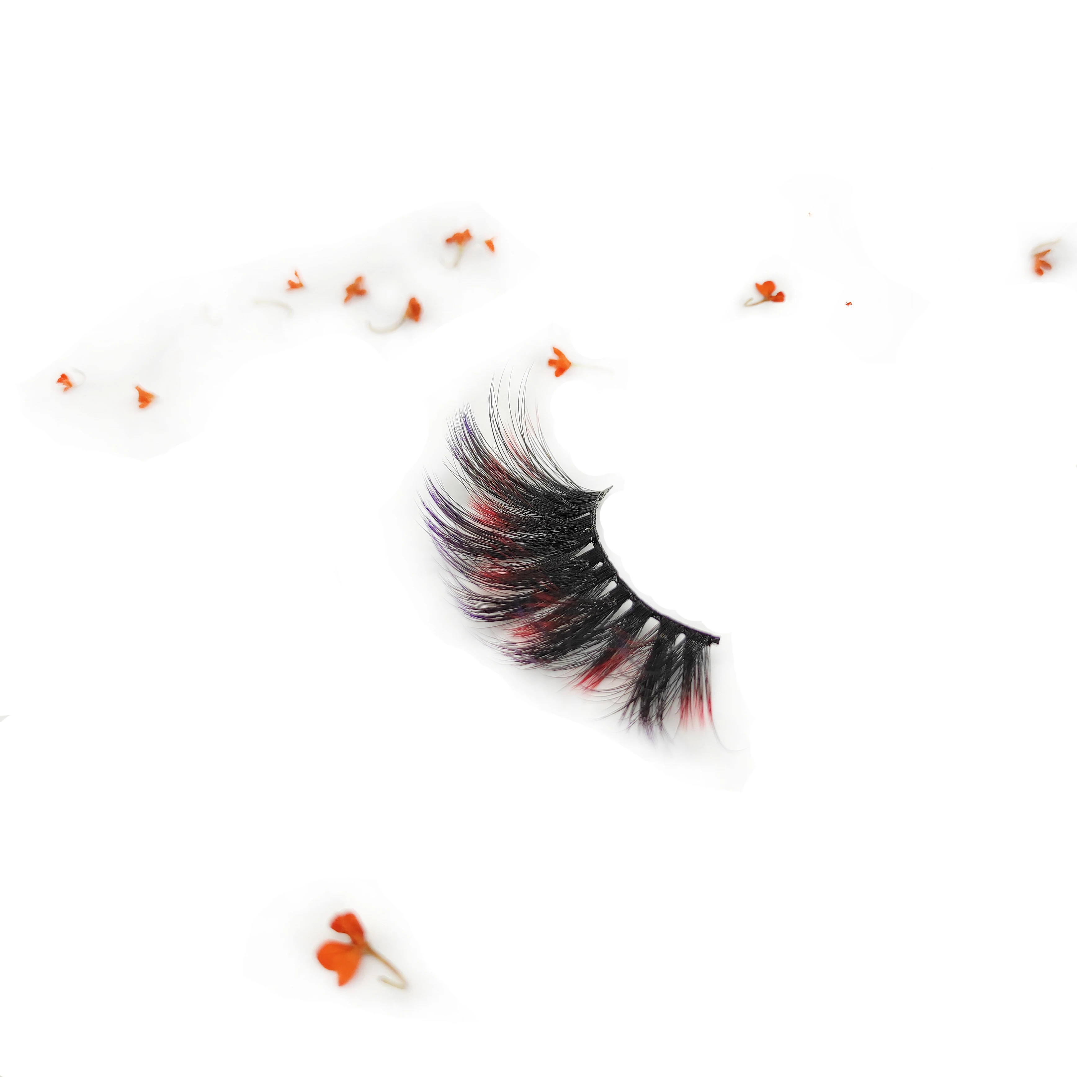

custom eyelashes3d wholesale cute packaging 3d vendor beauty luxury color faux mink eyelash