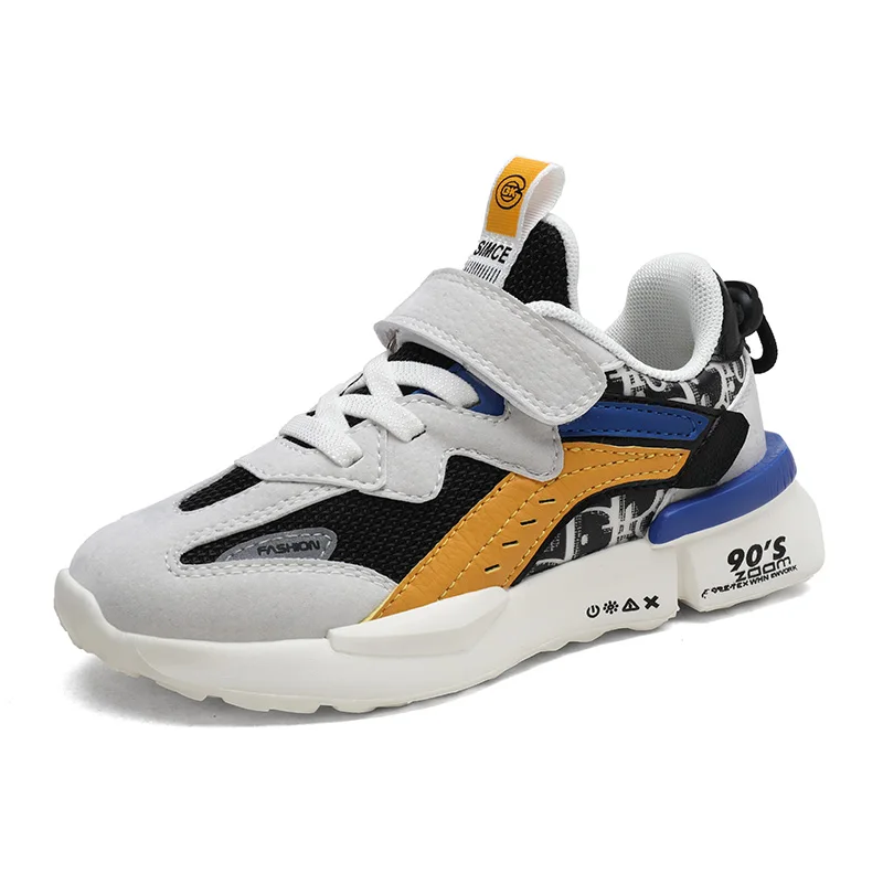 

Classical Style Real Leather School Type Rubber Sole Kids Sport Shoes for Children Luxury Casual Lace Custom XIE