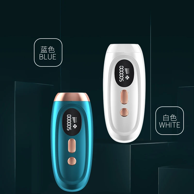 

2021 New Home Use 900000 Flashes Painless Permanent Laser IPL Epilator Hair Removal Women Men Light Bikini IPL Home Hair Removal, Blue/white