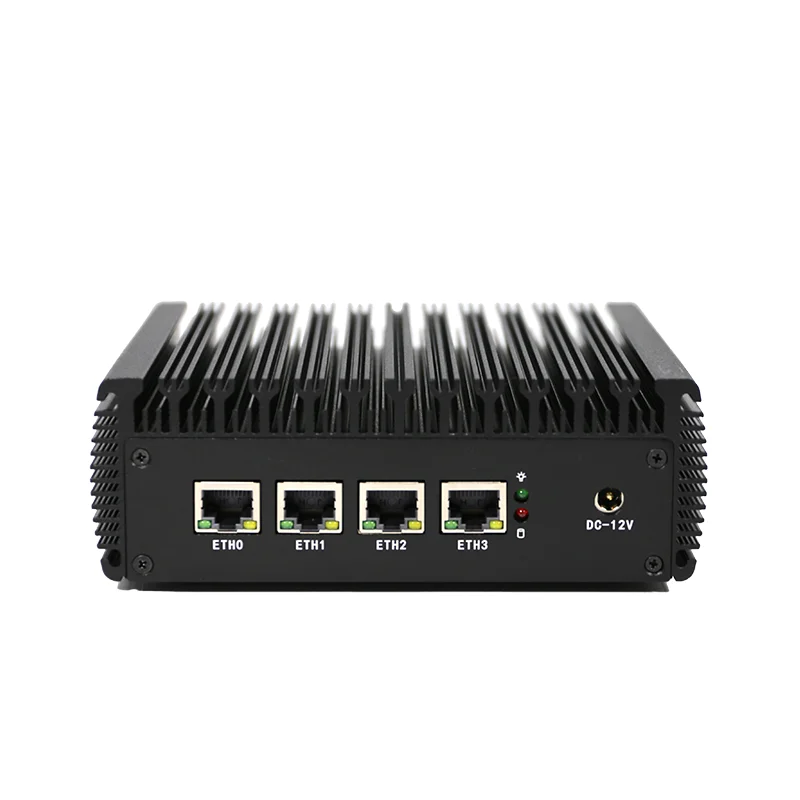 

Fanless Mini PC 4 Inte-l 2.5G LAN Switch Celero-n J4125 Quad Core Mini Router Server ESXI HD-MI VGA pfSense Firewall Appliance