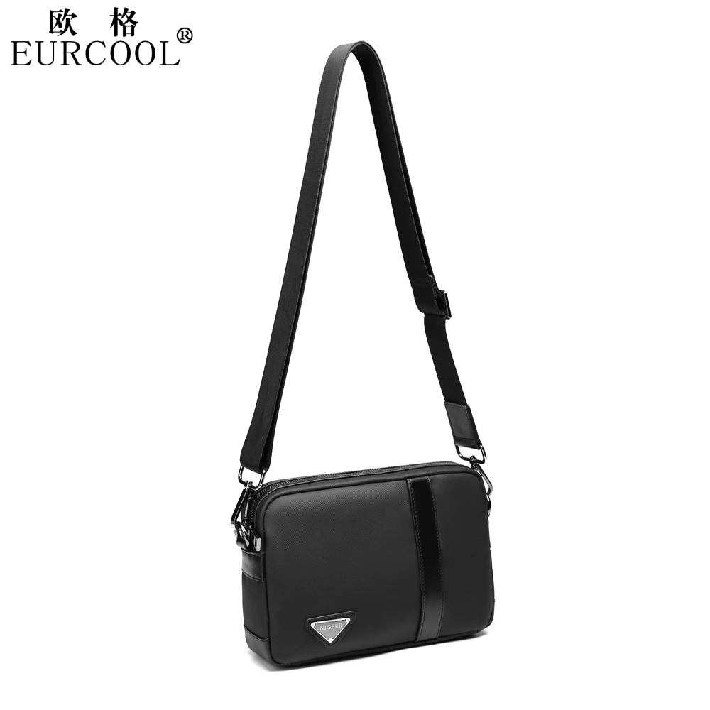 

Eurcool Casual Office Work Backpack Chest Messenger Men Crossbody Sling Business Bag For Man Shoulder, Black color