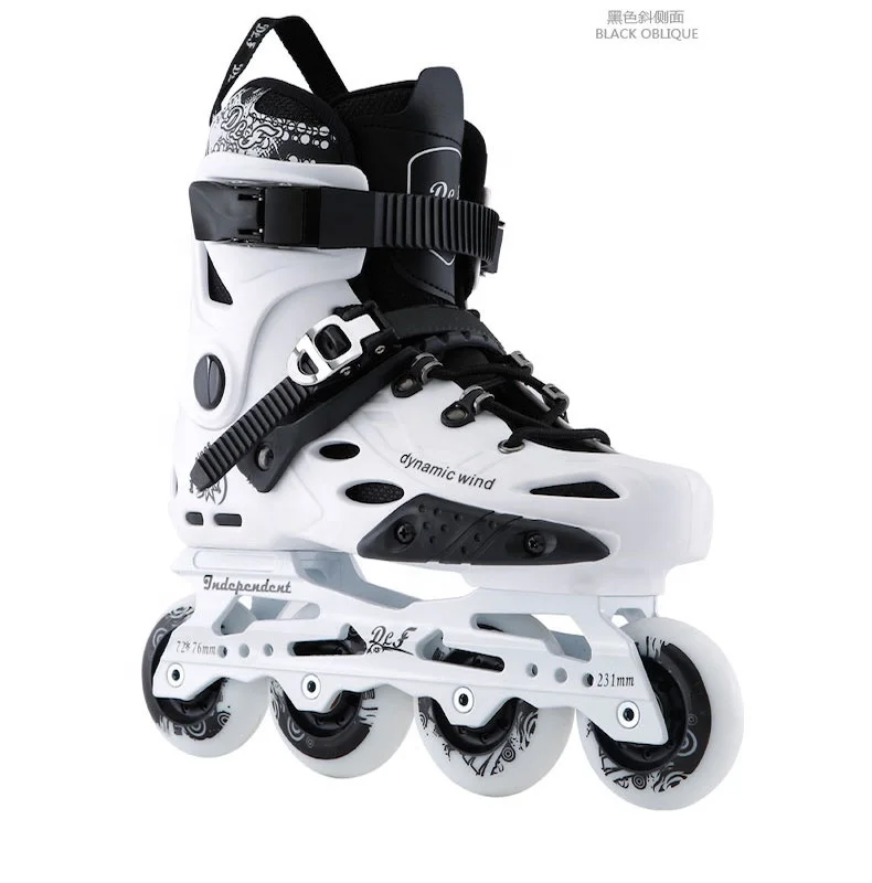 
Factory Wholesale Freestyle Slalom Hard Boot Inline Roller Skates For Adult 