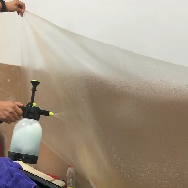 
Variable transparency film for car 