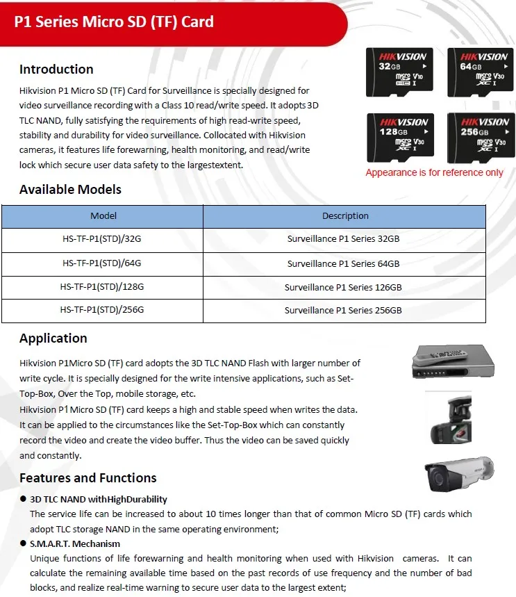 100% Authentic Wholesale hikvision 32GB 64GB 128GB Flash Micro TF SD Cards A1 Ultra Class 10 U1 U3 AI Memory Card - ANKUX.COM