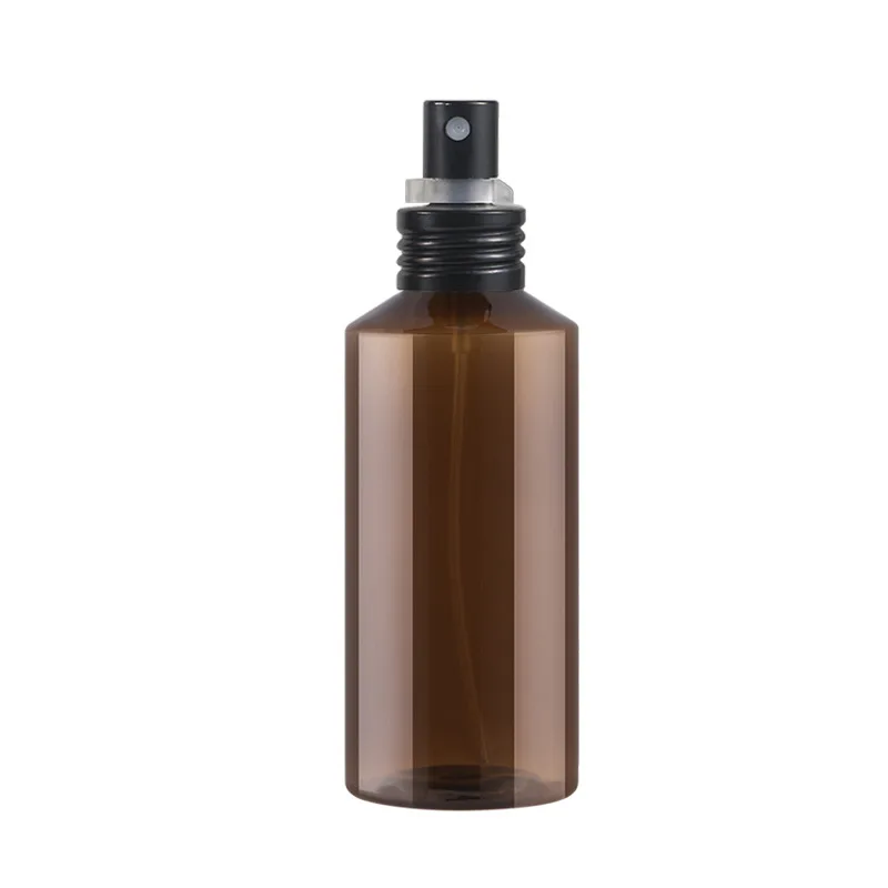 

100ml 150ml 200ml 500ml amber bottle plastic skincare spray bottle packaging container 50ml cosmetic spray bottle