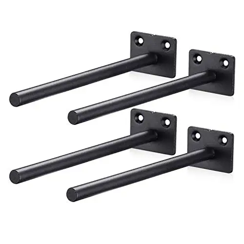 
Hidden Invisible Metal Floating Hanging Shelf Supports Bracket Floating Aluminum Brackets Side Mount Glass Wood Shelf Bracket 