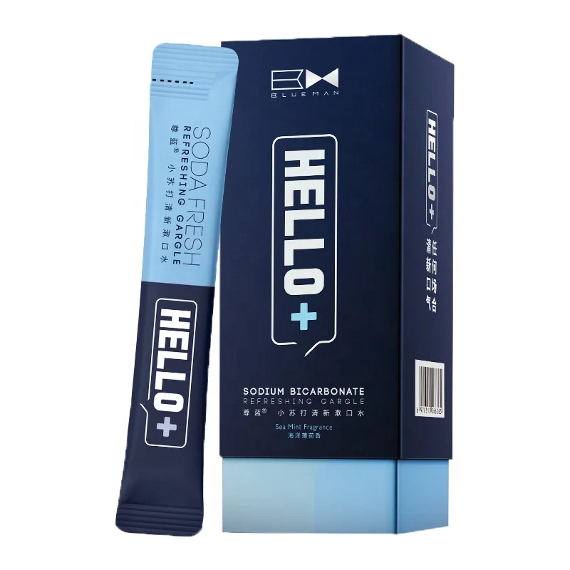 

12ml*20 Sticks Deep Antiseptic Mouth Wash Ocean Mint Flavor Disposable Portable Mouthwash
