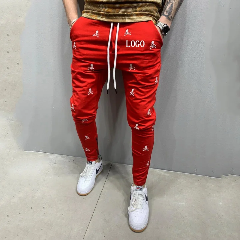 

2021 Autumn And Winter Cross Border Foreign Trade Mens Fitness Running Sports Leisure Trousers Fashion Foot Pants Men, As picture