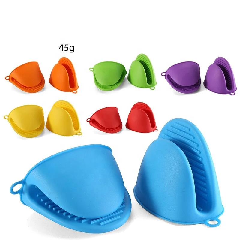 

Silicone Food Clip Non-slip Clip Salad Clip Easy to Use Food Tongs Avoid Burns Protection Baker Silica gel baking G-loves, Custom color