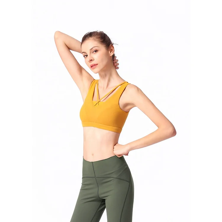 

mrporter fabletics seamless Fitness & Yoga Wear gym outfit asap pts sport woman customize clothes women crop top, Yellow,red