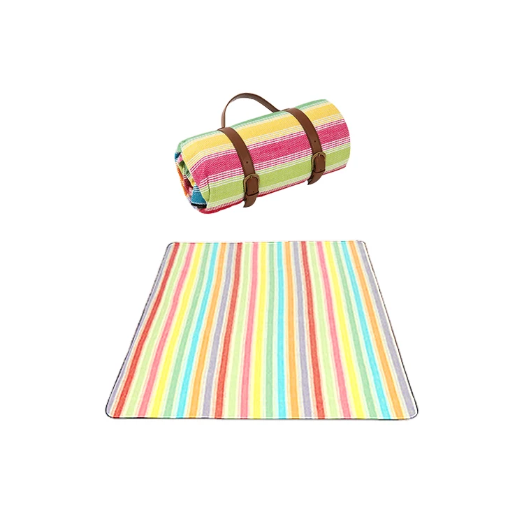 

Zhoya Lightweight Beach Mat Portable BlanketsSand Proof Mat for Travel Waterproof Sand proof custom Beach picnic blanket, 14colors