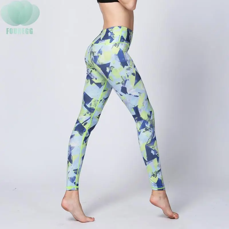 

New yoga leggings printed fitness pants parkour elastic quick drying sports pants