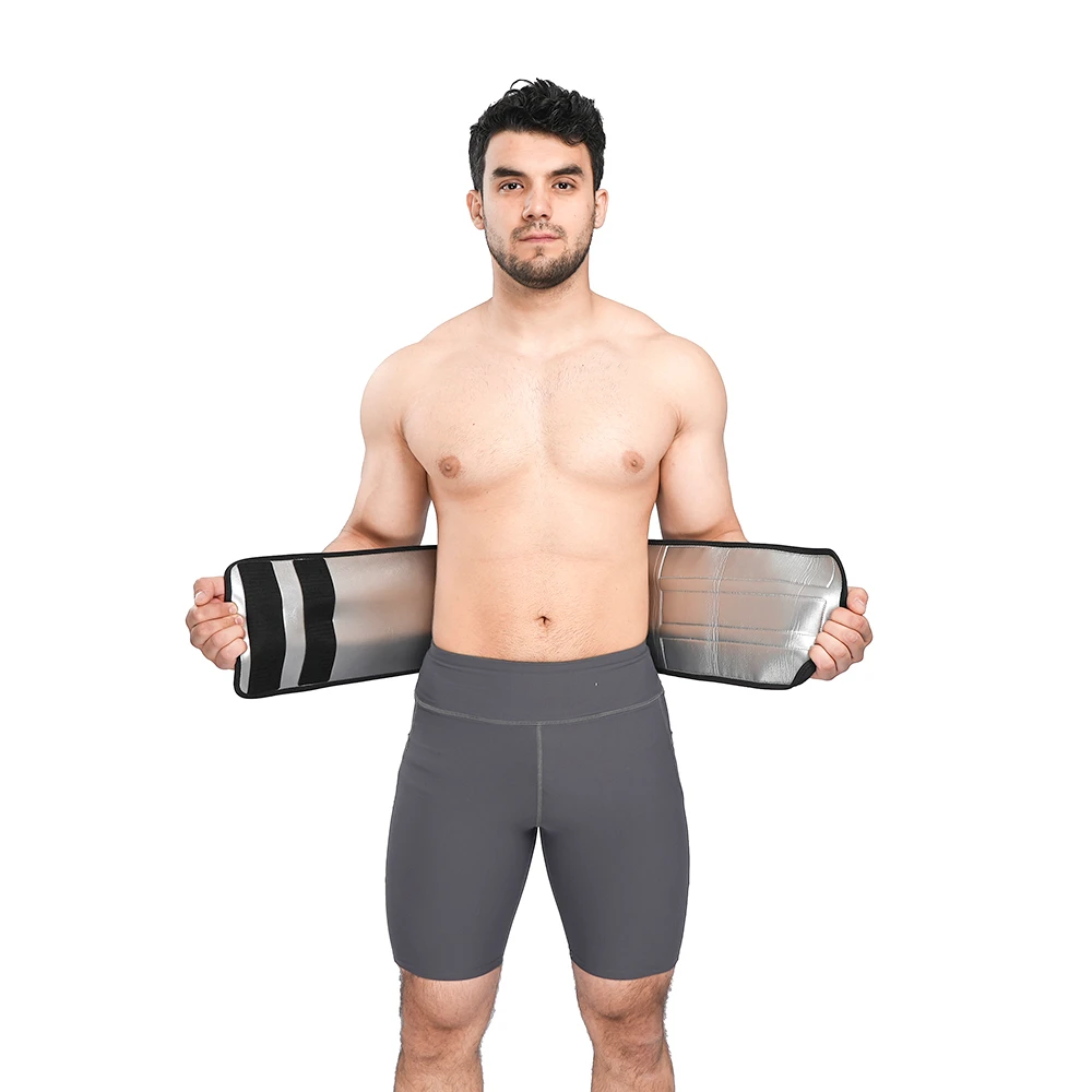 

Hot Sale Hot Sweat Weight Loss Fast Fat Burning Sauna Waist Trainer Slimming Belt for Fitness, Black
