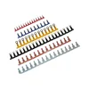 copper ring terminal, vinyl insulated, funnel entry, plastic insulation crimp, 12-10 AWG wire range, #10 stud size