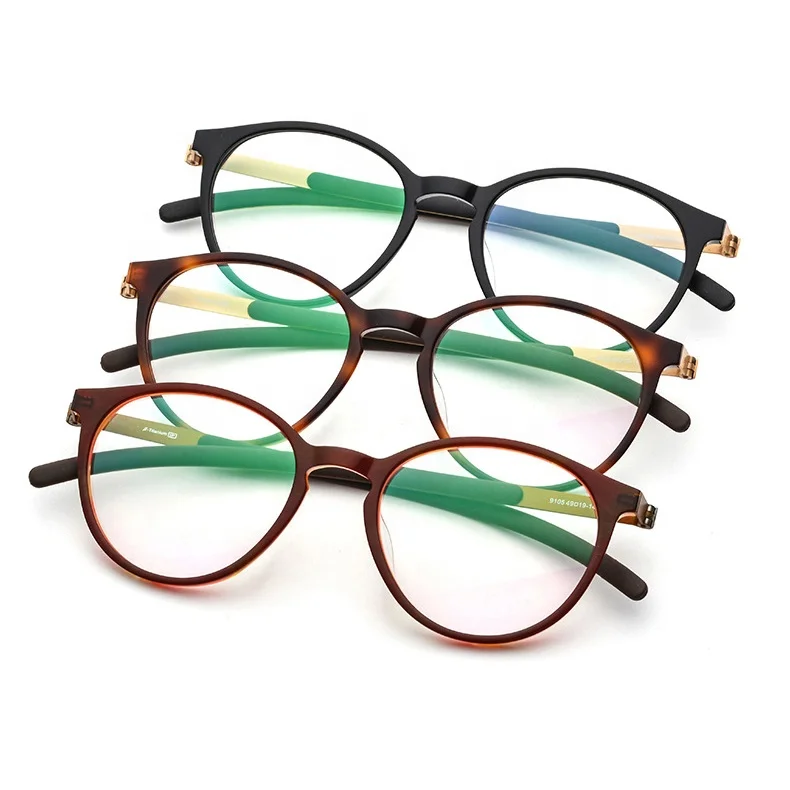 

Retro Style Full Rim Titanium Acetate Optical Unisex Eyeglasses YM-SZBR-19105