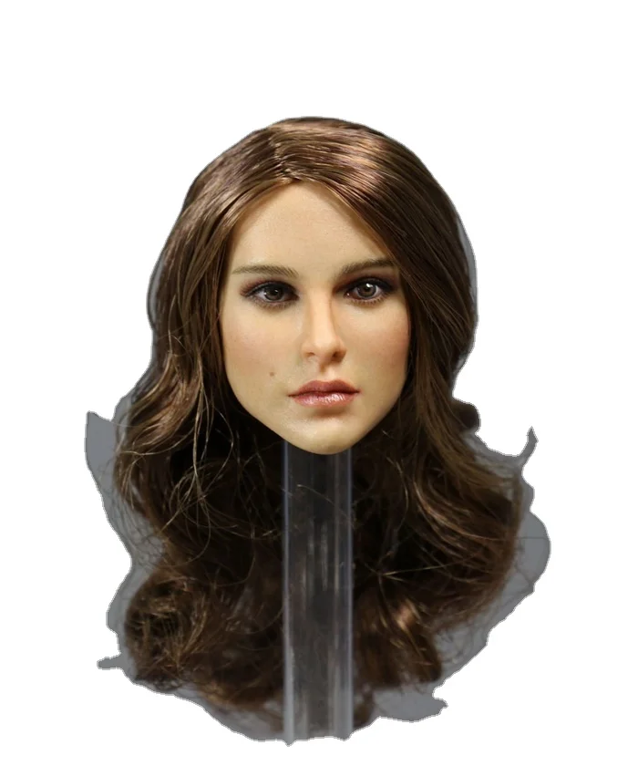 

Collectible 1/6 Scale Beauty Female Head Sculpt Carving KT004 KT005 KT007 KT008 KT012 Model for 12" Action Body Model Accessory