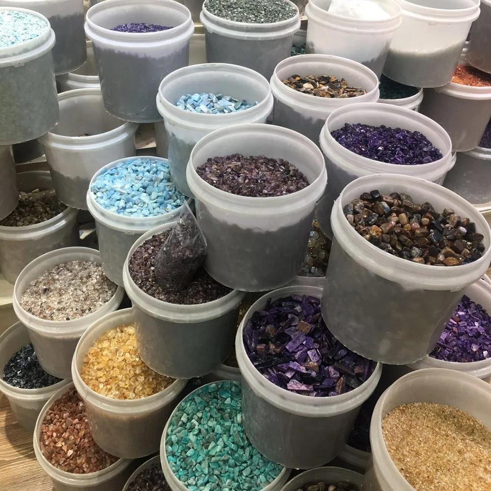 Wholesale Quartz Tumbled Stone Small Crystal Gravel Crystals Healing