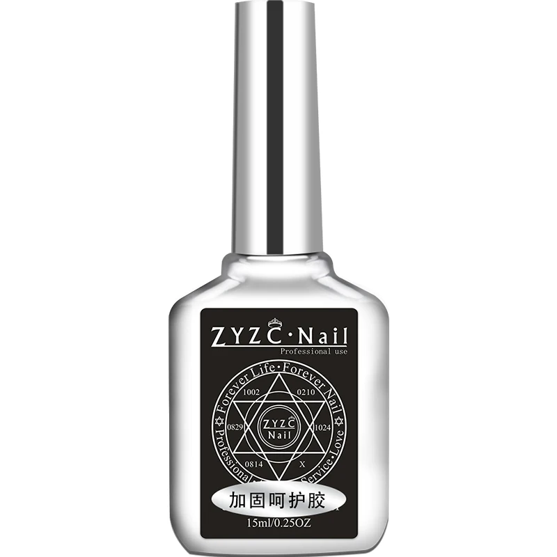 

2021 super stronger nail Good Adhesive Reinforcement Gel UV Nail Polish private label led rubber top primer matte nails, Supper clear