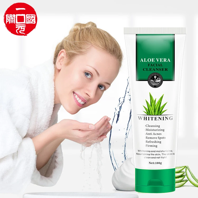 

Private Label Face Wash Deep Cleansing Aloe Facial Cleanser