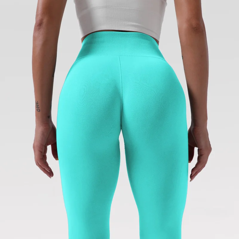 

High Quality New Design Women Sports Legging Quick Dry Yoga Pants Jogger Pants Fitness Seamless Legging For Women, Picture show