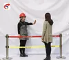 2 m isolation belt stainless steel railing post with moving fence
