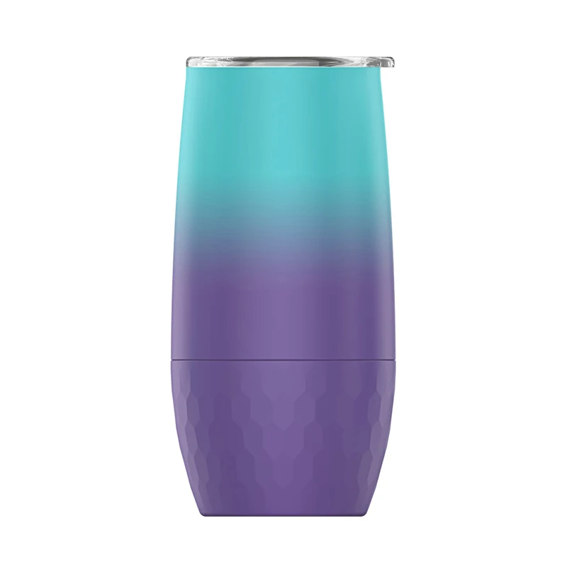 

2020 hot sale 12oz double wall stainless steel vacuum insulated tumblers wine tumbler with lid custom, Customized color