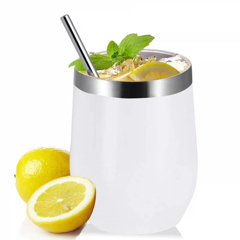

12 oz wholesale metal custom logo wine tumbler vacuum insulated wine tumbler